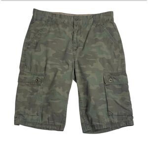 Levi’s Camo Cargo Shorts Men’s 18 REG W29” Utility Pockets Army Green Ripstop
